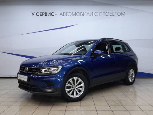 Синий Volkswagen Tiguan II