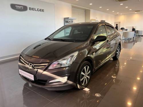 Коричневый Hyundai Solaris I Рестайлинг