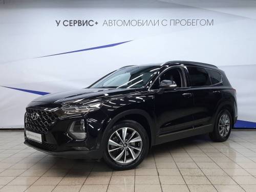 Черный Hyundai Santa Fe IV