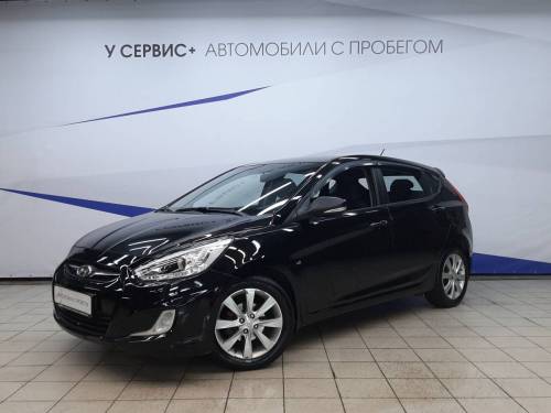 Черный Hyundai Solaris I