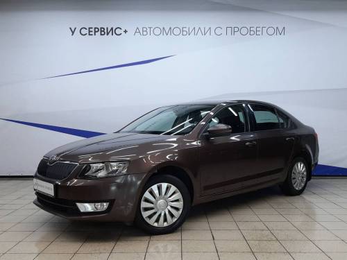 Коричневый Skoda Octavia III (A7)