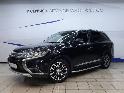 Черный Mitsubishi Outlander III Рестайлинг 2