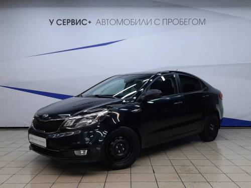 Черный Kia Rio III Рестайлинг