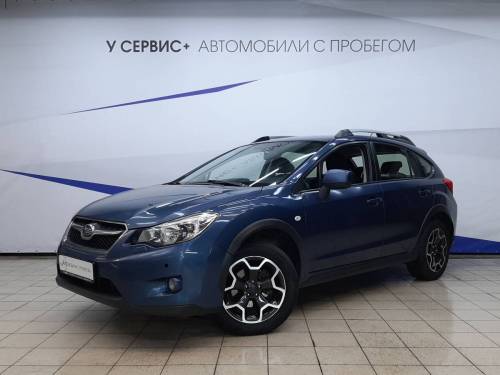 Синий Subaru Impreza IV