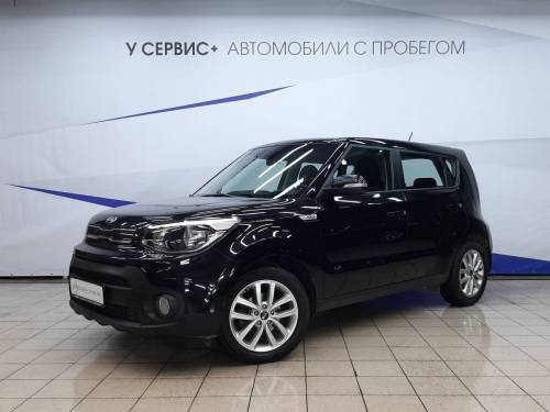 Черный Kia Soul II Рестайлинг