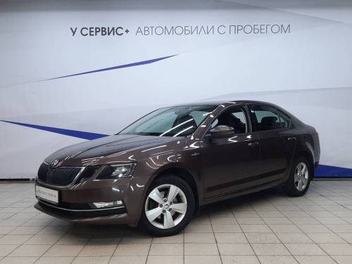 Коричневый Skoda Octavia III (A7) Рестайлинг