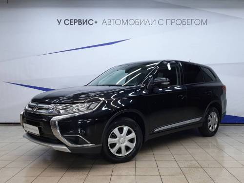 Черный Mitsubishi Outlander III Рестайлинг 2