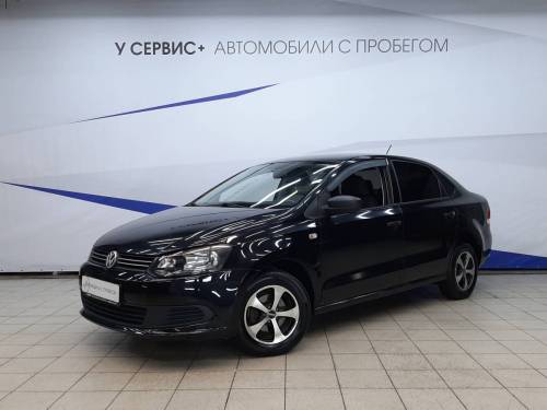 Черный Volkswagen Polo V