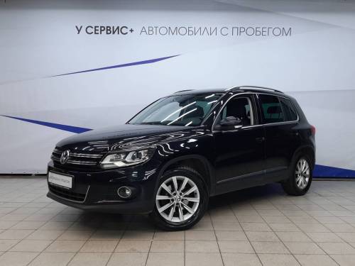 Черный Volkswagen Tiguan I Рестайлинг