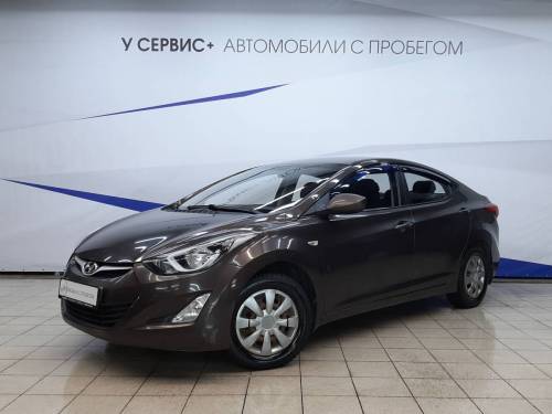 Коричневый Hyundai Elantra V (MD) Рестайлинг
