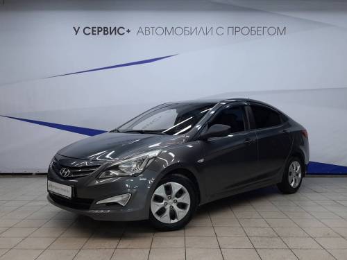 Черный Hyundai Solaris I Рестайлинг