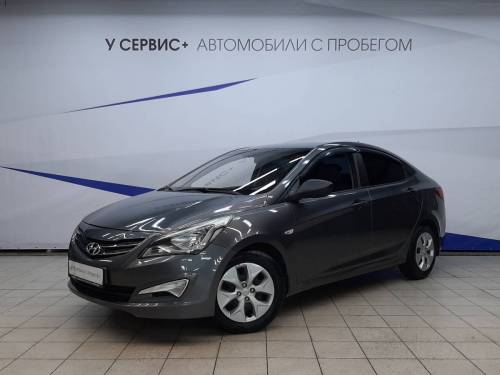 Черный Hyundai Solaris I Рестайлинг