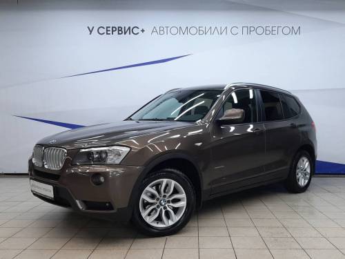 Коричневый BMW X3 II (F25)