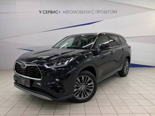 Черный Toyota Highlander IV (U70)