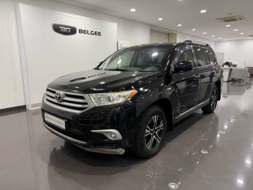 Черный Toyota Highlander II (U40) Рестайлинг