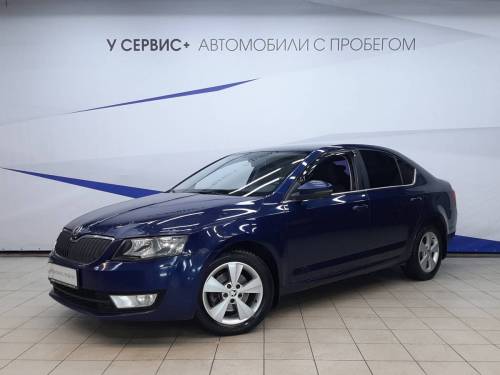 Синий Skoda Octavia III (A7)