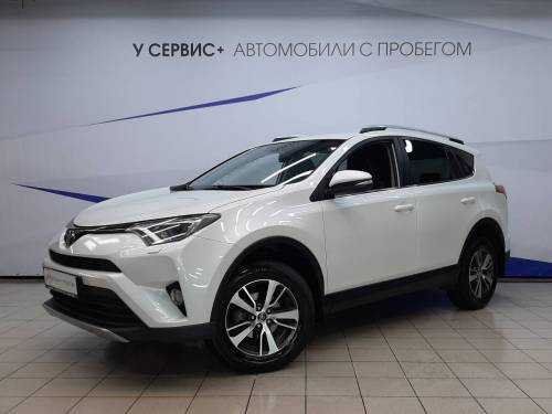 Белый Toyota RAV4 IV (XA40) Рестайлинг