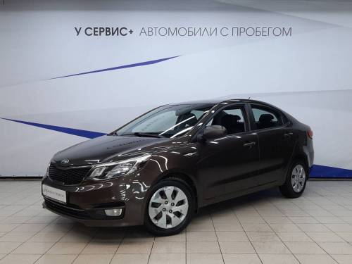 Коричневый Kia Rio III Рестайлинг