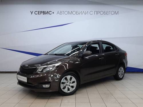 Коричневый Kia Rio III Рестайлинг