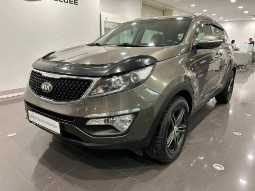 Серый Kia Sportage III Рестайлинг