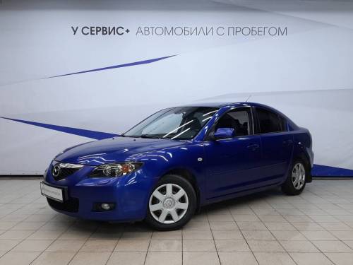 Синий Mazda 3 I (BK) Рестайлинг