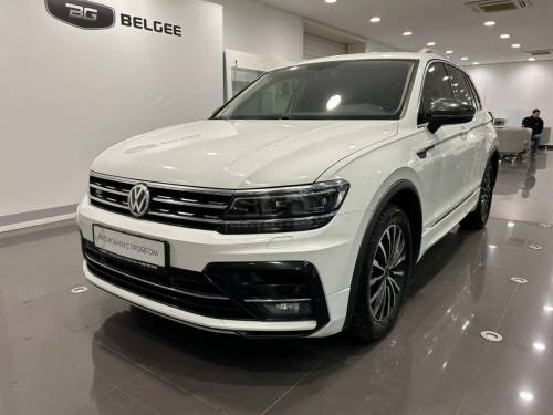 Белый Volkswagen Tiguan II