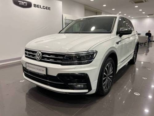 Белый Volkswagen Tiguan II