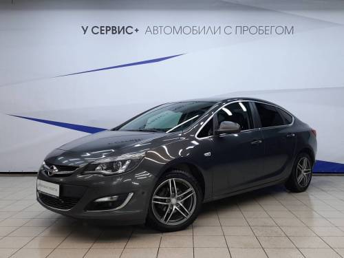Серый Opel Astra J Рестайлинг