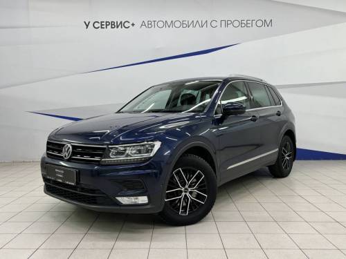 Синий Volkswagen Tiguan II