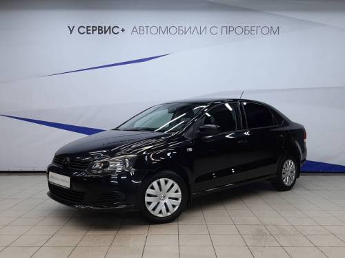 Черный Volkswagen Polo V