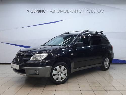 Черный Mitsubishi Outlander I