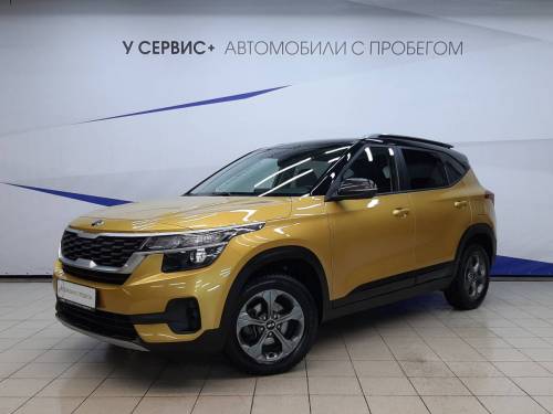 Желтый Kia Seltos I