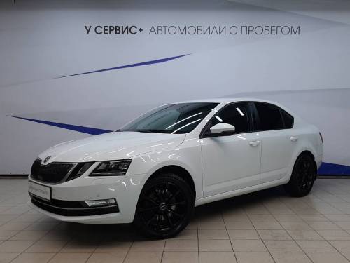 Белый Skoda Octavia III (A7) Рестайлинг