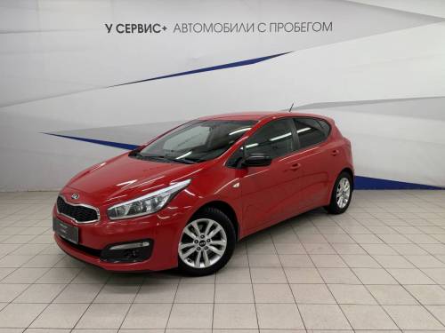 Красный Kia Ceed II Рестайлинг