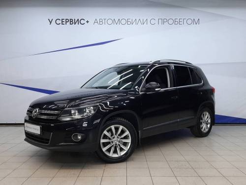 Черный Volkswagen Tiguan I Рестайлинг