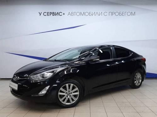 Черный Hyundai Elantra V (MD) Рестайлинг