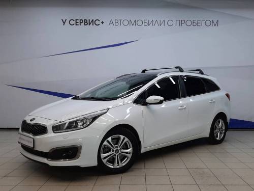Белый Kia Ceed II Рестайлинг