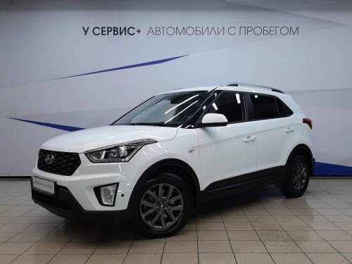 Белый Hyundai Creta I Рестайлинг