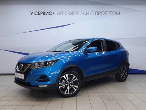 Синий Nissan Qashqai II Рестайлинг
