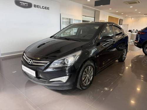 Черный Hyundai Solaris I Рестайлинг