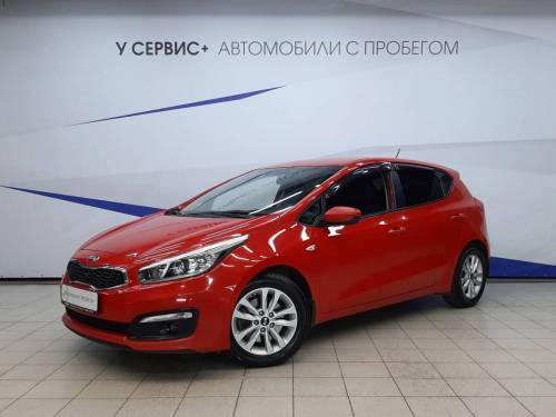 Красный Kia Ceed II Рестайлинг