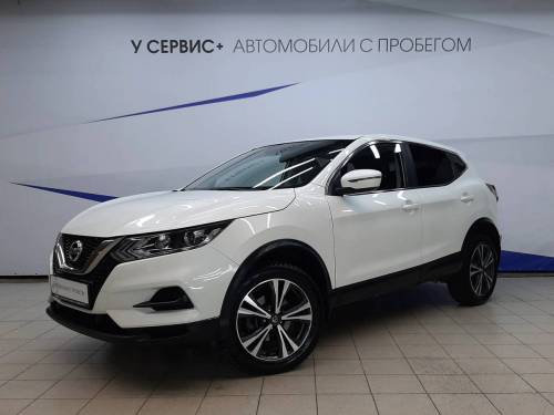 Белый Nissan Qashqai II Рестайлинг