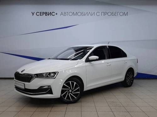 Белый Skoda Rapid II