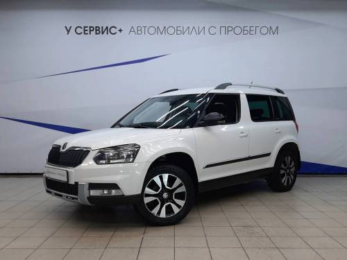 Белый Skoda Yeti I Рестайлинг