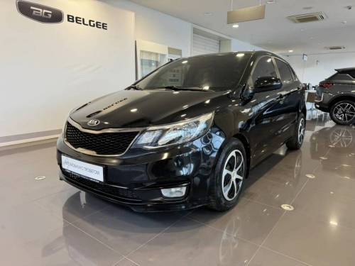 Черный Kia Rio III Рестайлинг