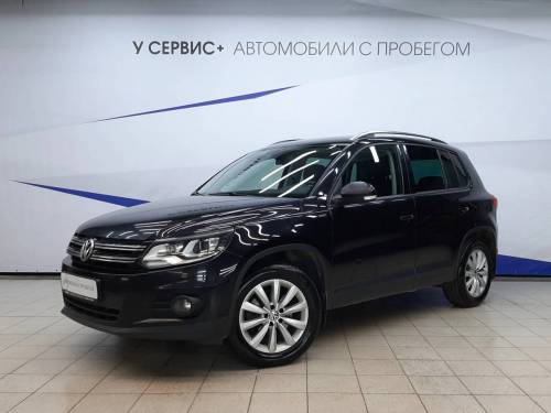 Черный Volkswagen Tiguan I Рестайлинг