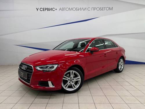 Красный Audi A3 III (8V) Рестайлинг