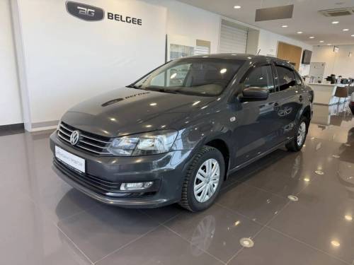 Серый Volkswagen Polo V Рестайлинг