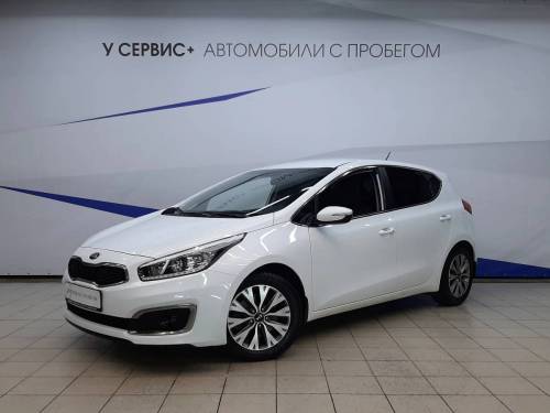 Белый Kia Ceed II Рестайлинг