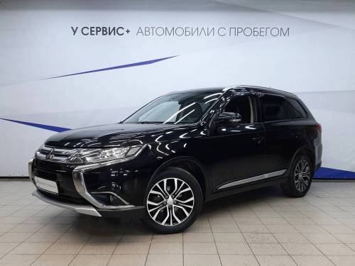 Черный Mitsubishi Outlander III Рестайлинг 2